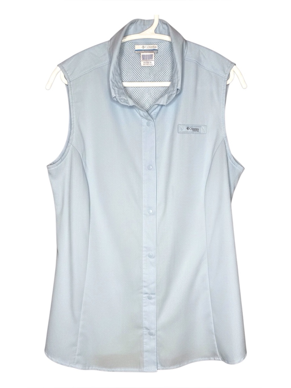 Columbia | Blue PFG Tamiami Sleeveless  Shirt L